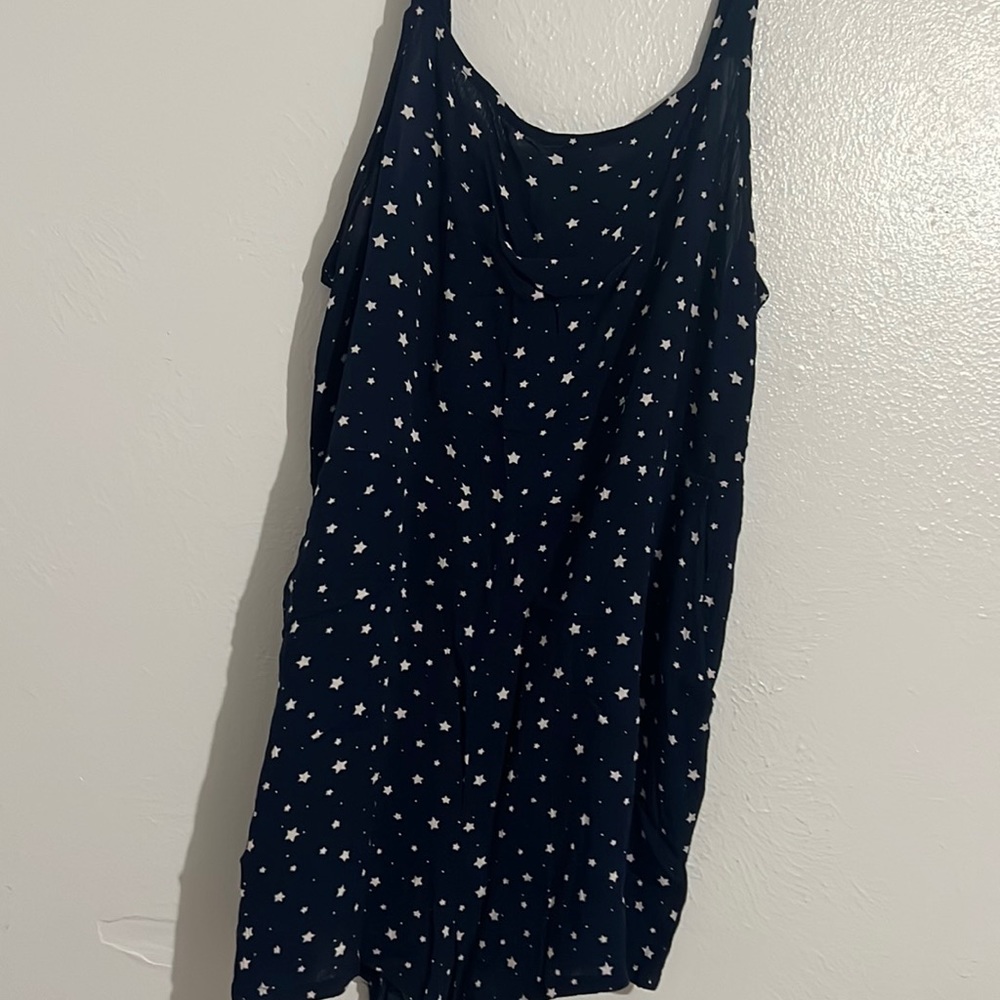Navy blue/star romper